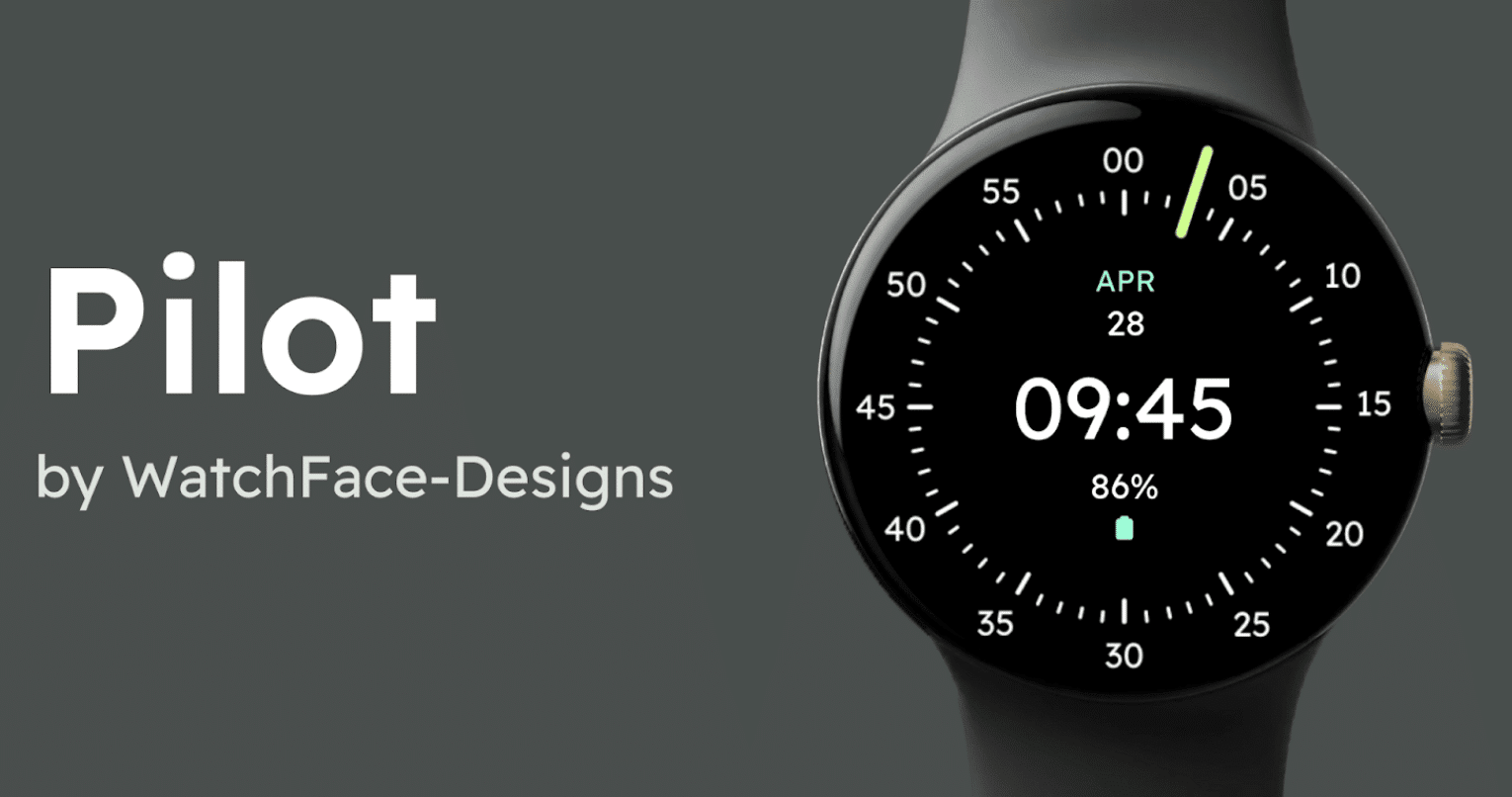 Pilot Hybrid Watch Face