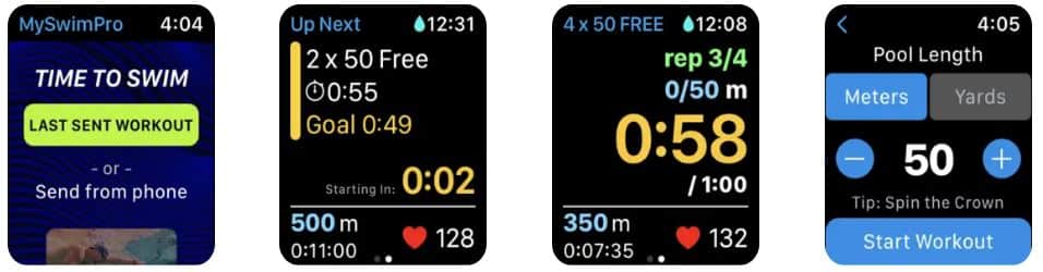 MySwimPro für Apple Watch