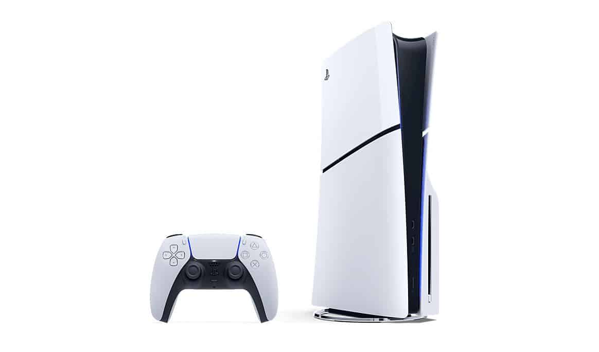 Die PS5 Slim mit Bluray-Laufwerk
