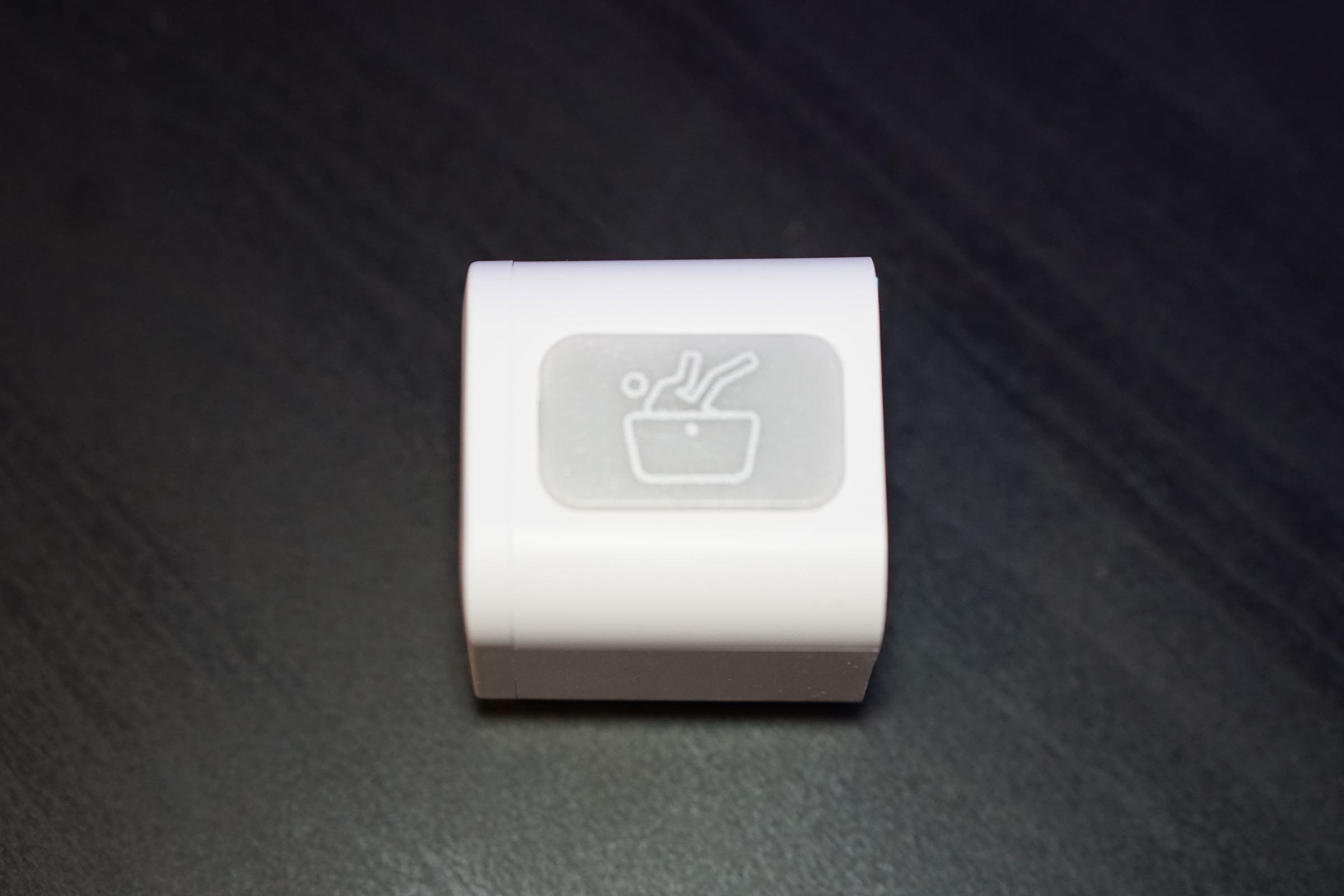 Der Knopf am Smart Lock.