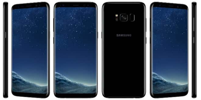 Das Samsung Galaxy S8+ in Schwarz