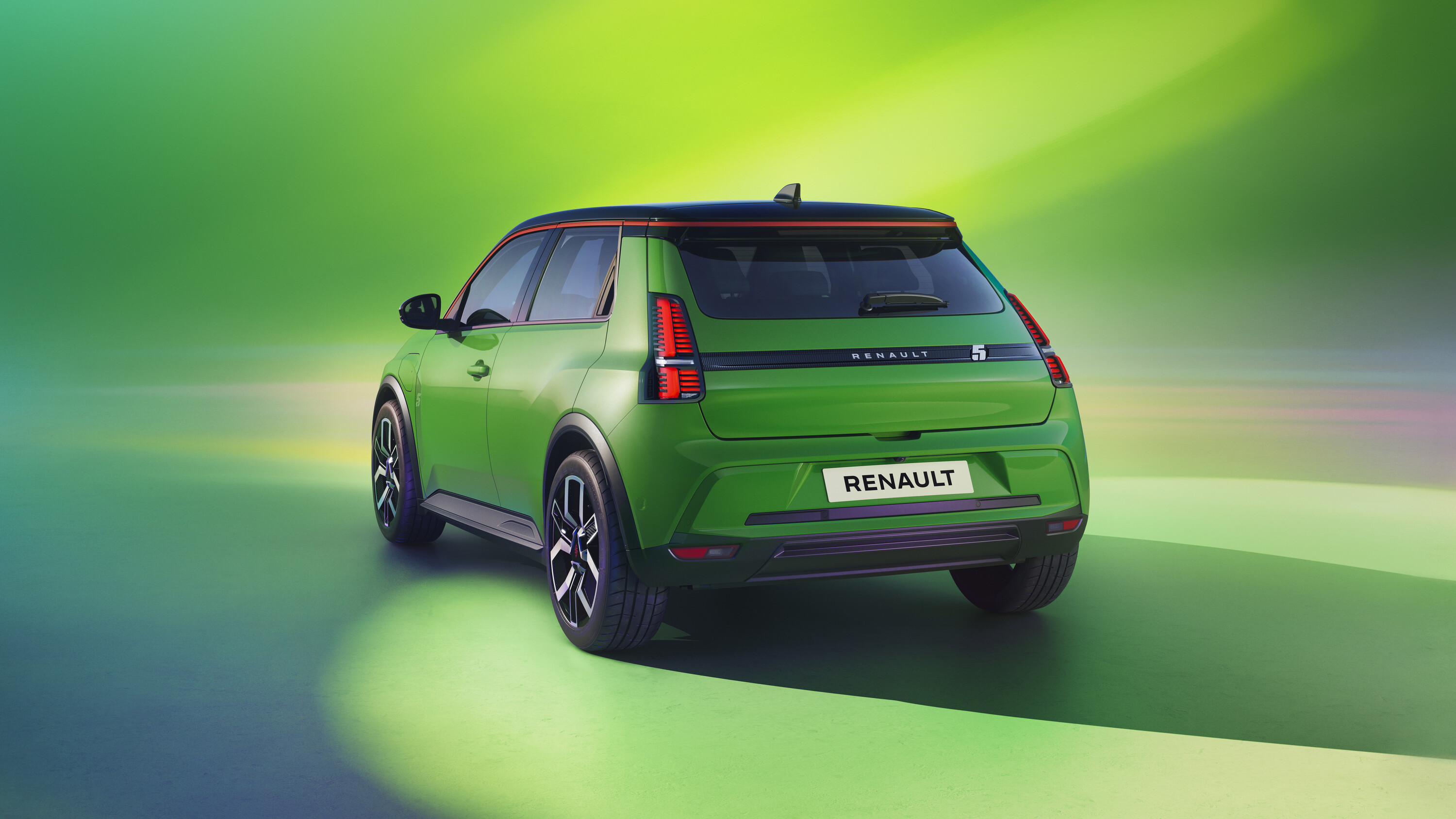 Renault 5 E-Tech Electric in Grün