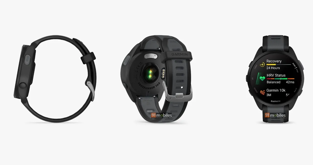 Garmin Forerunner 165 in Schwarz