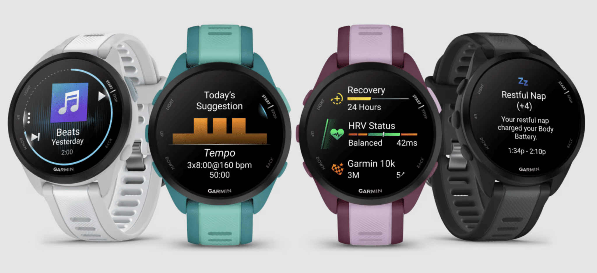 Garmin Forerunner 165 und 165 Music