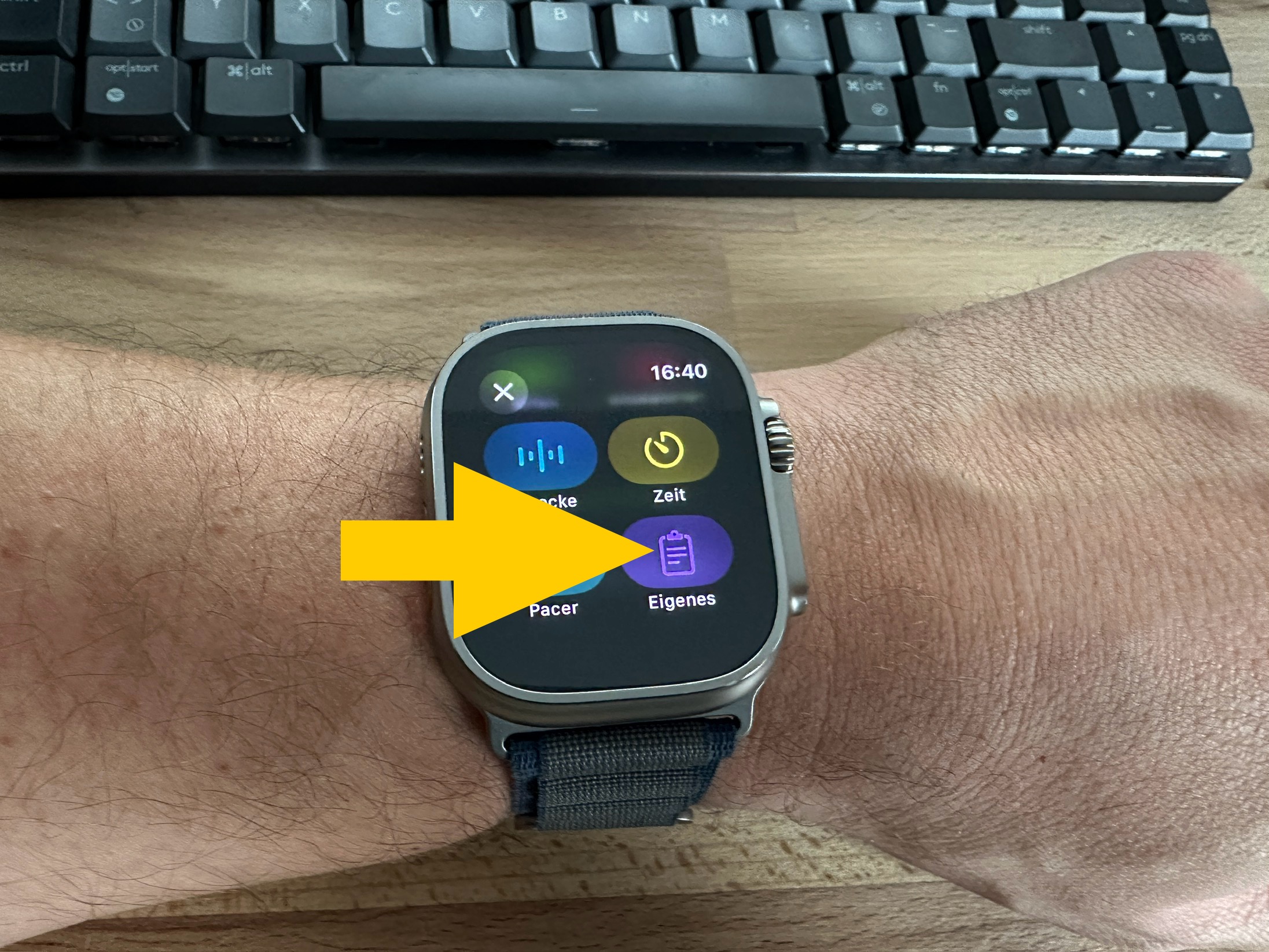 Apple Watch Intervalltraining 