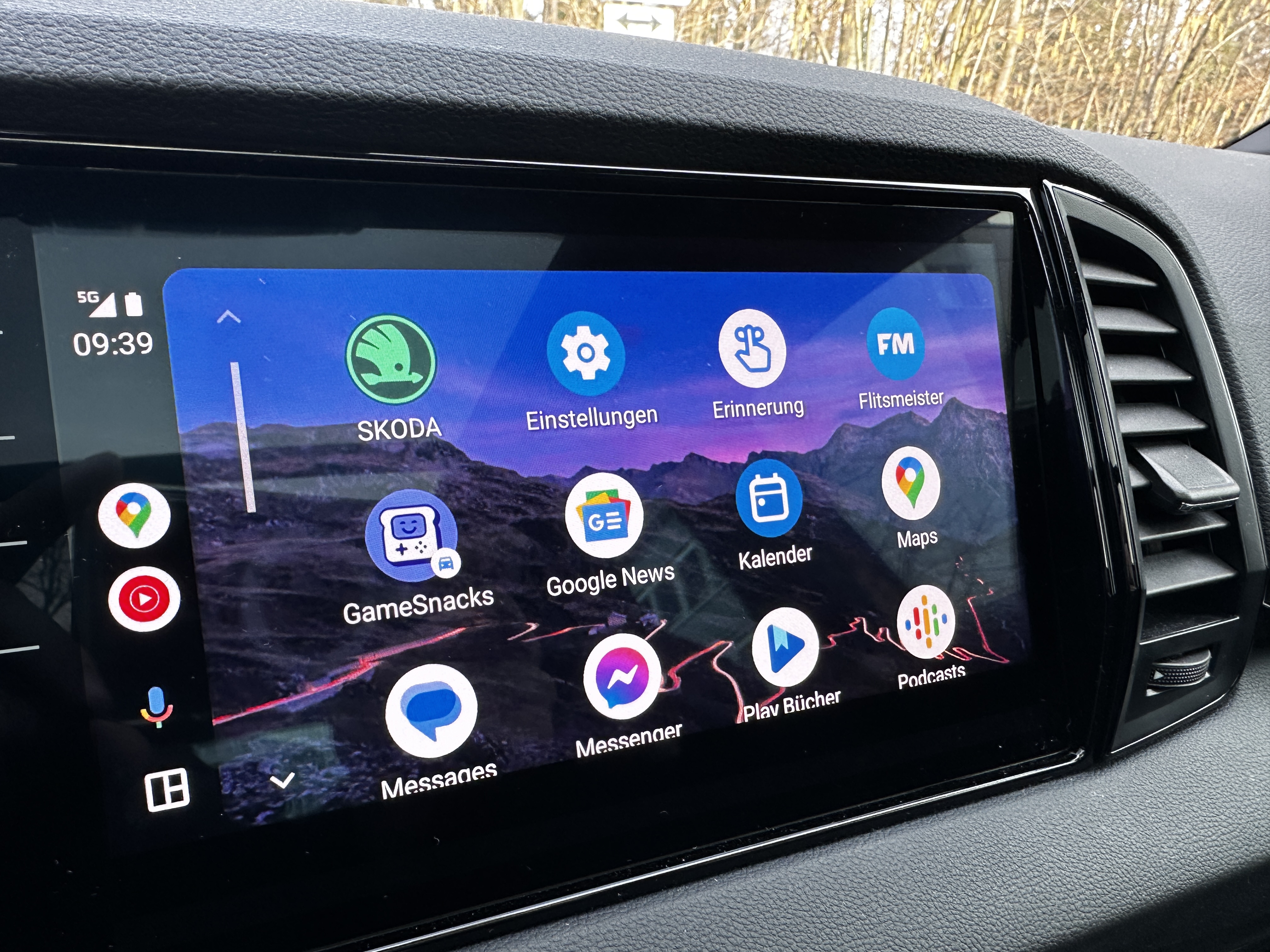 Android Auto App-Ansicht 