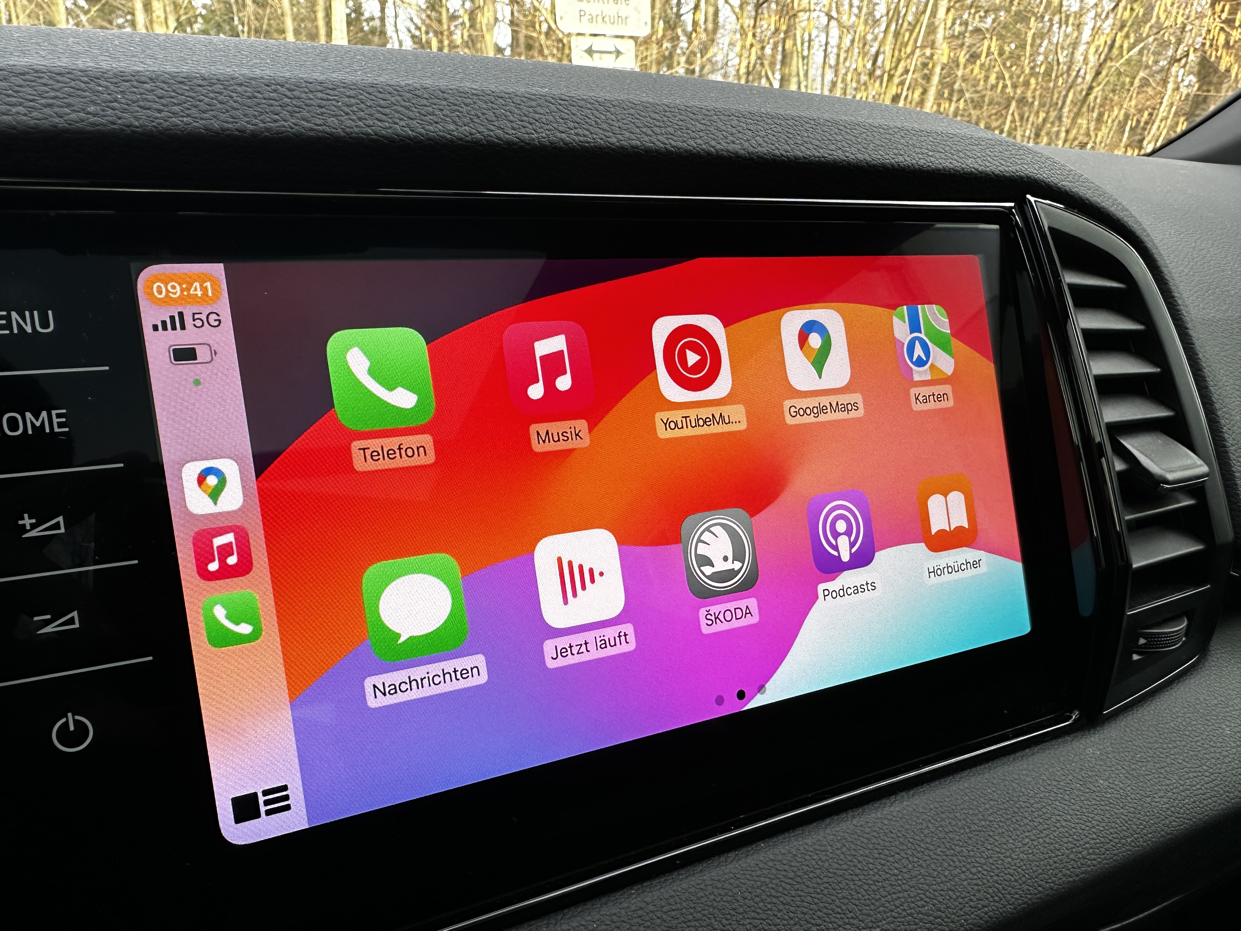 Apple CarPlay App-Ansicht