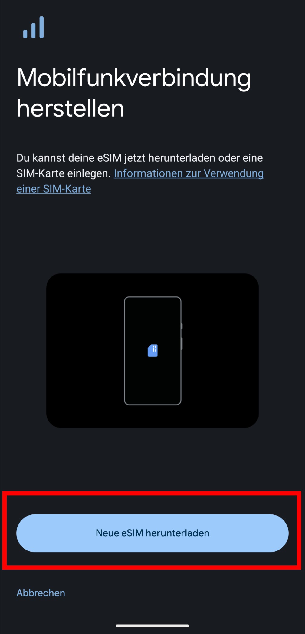 eSIM auf Android einrichten 4