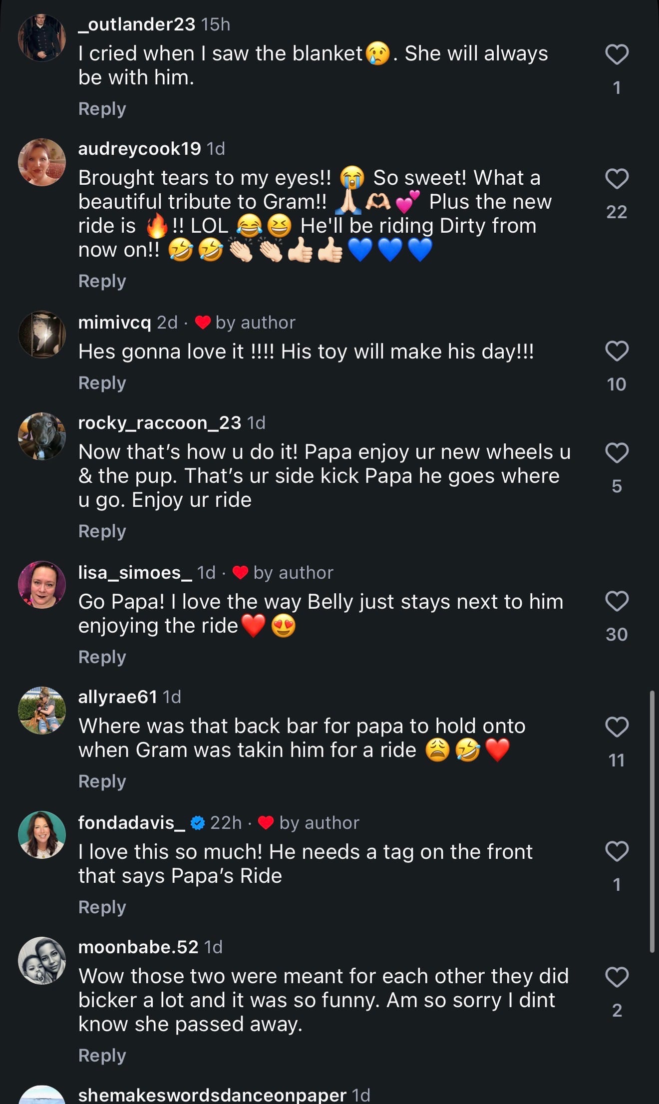 Jock smiling in his new Denago