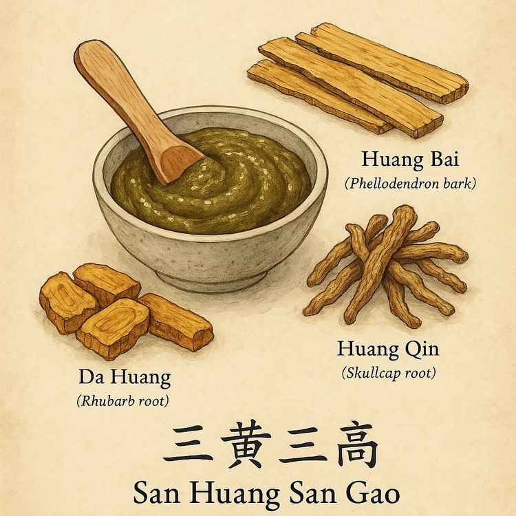 San Huang San: Herbal Ice for Inflammation and Trauma