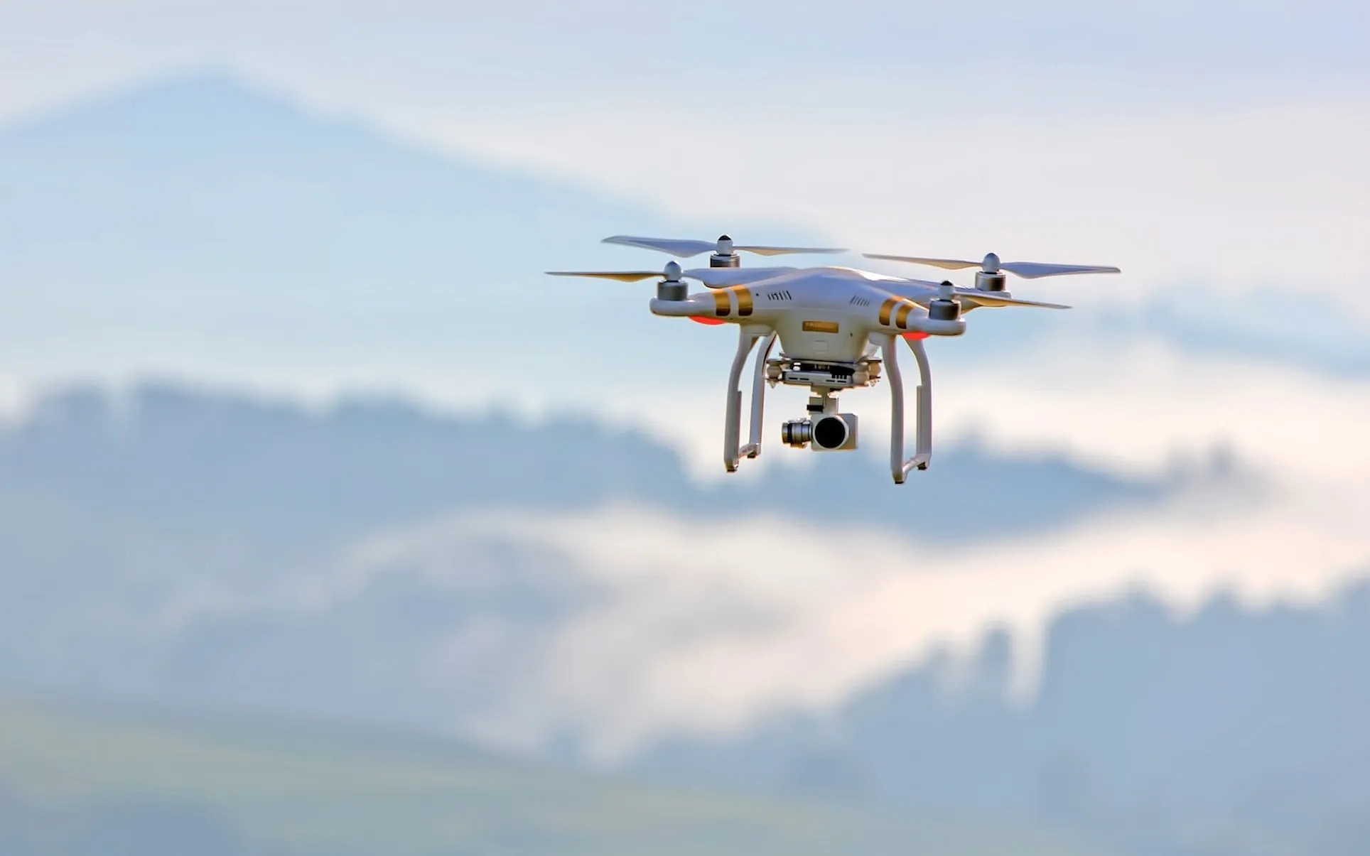 Filming drone footage