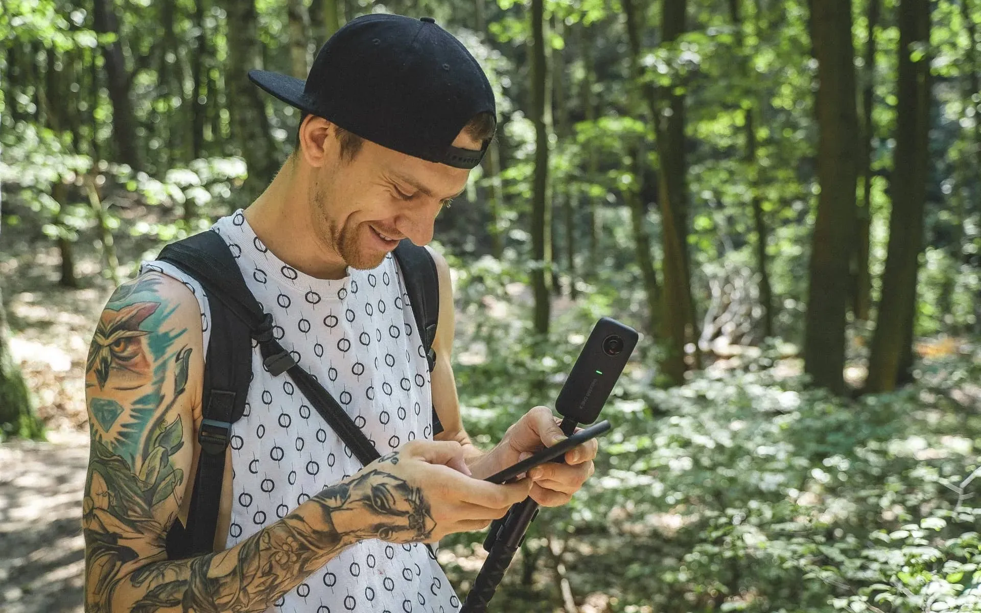 Reviewing 360 video footage