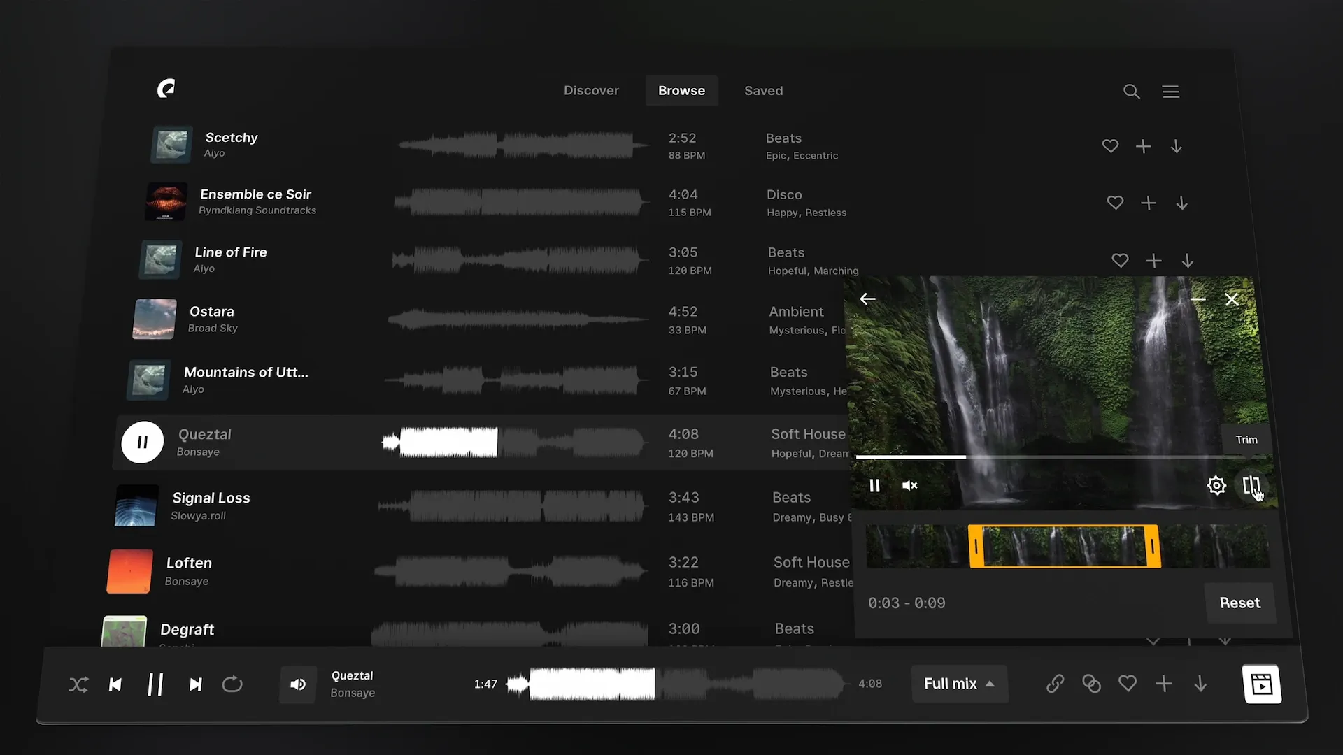 Epidemic Sound führt Sync to Video ein