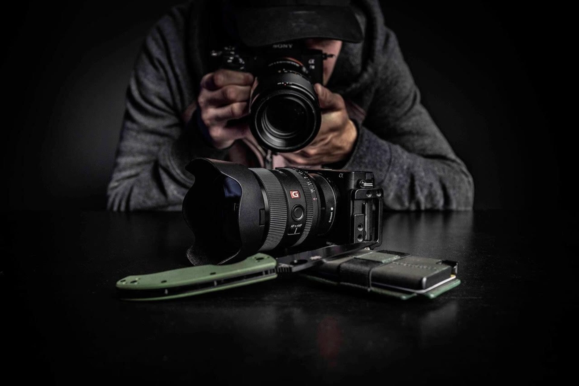 Taking photos of a camera