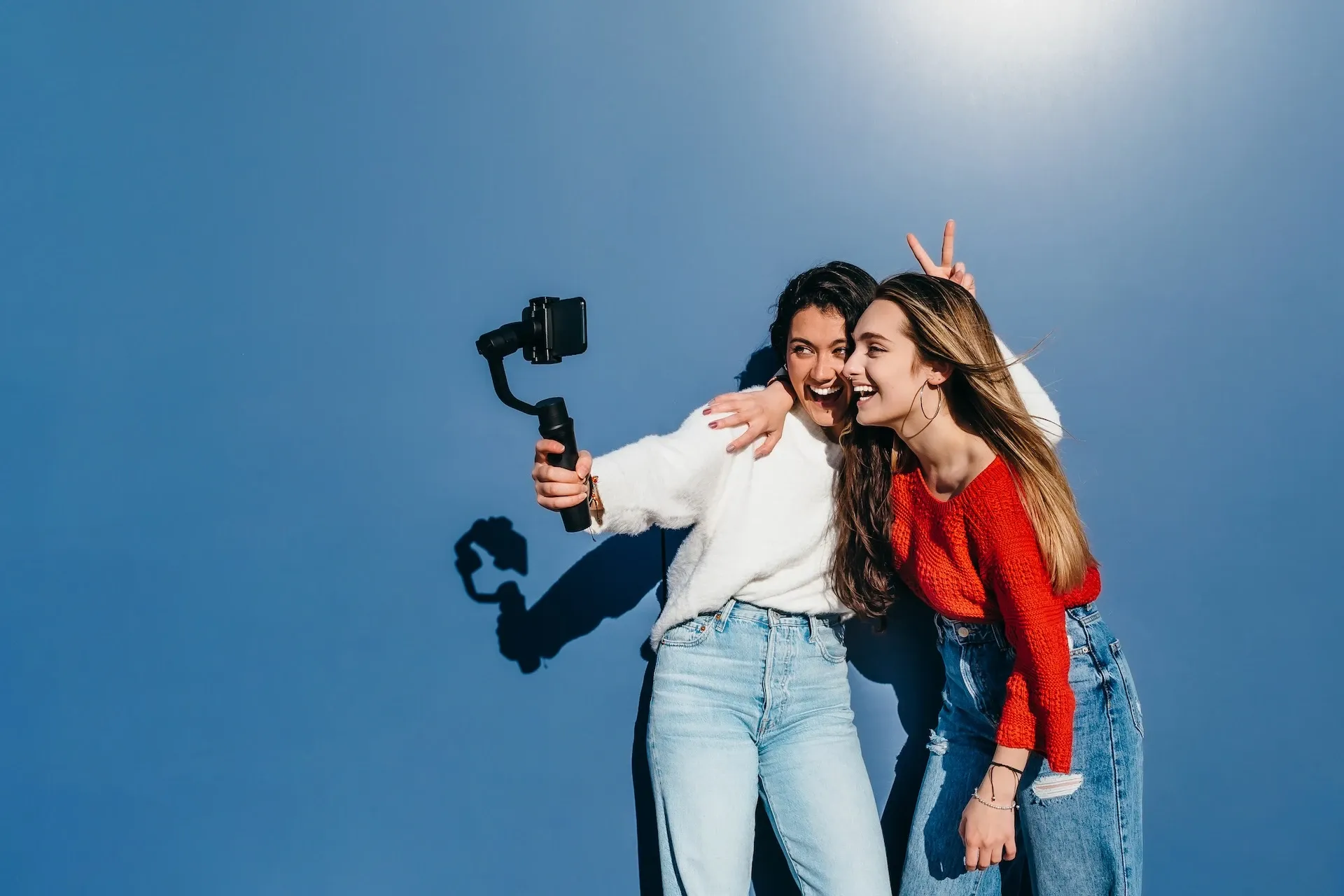 Influencers taking a selfie 