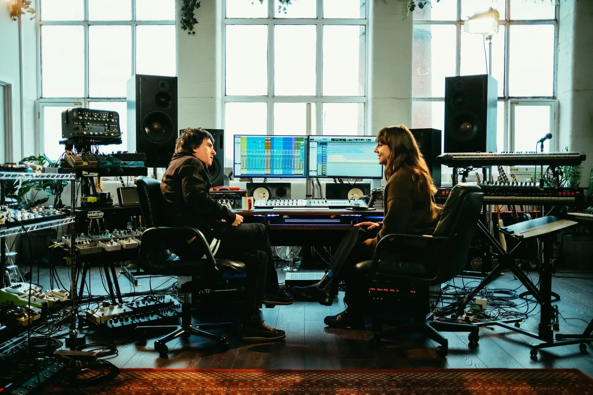 Johnny with Epidemic Sound artist, Kylie Dailey