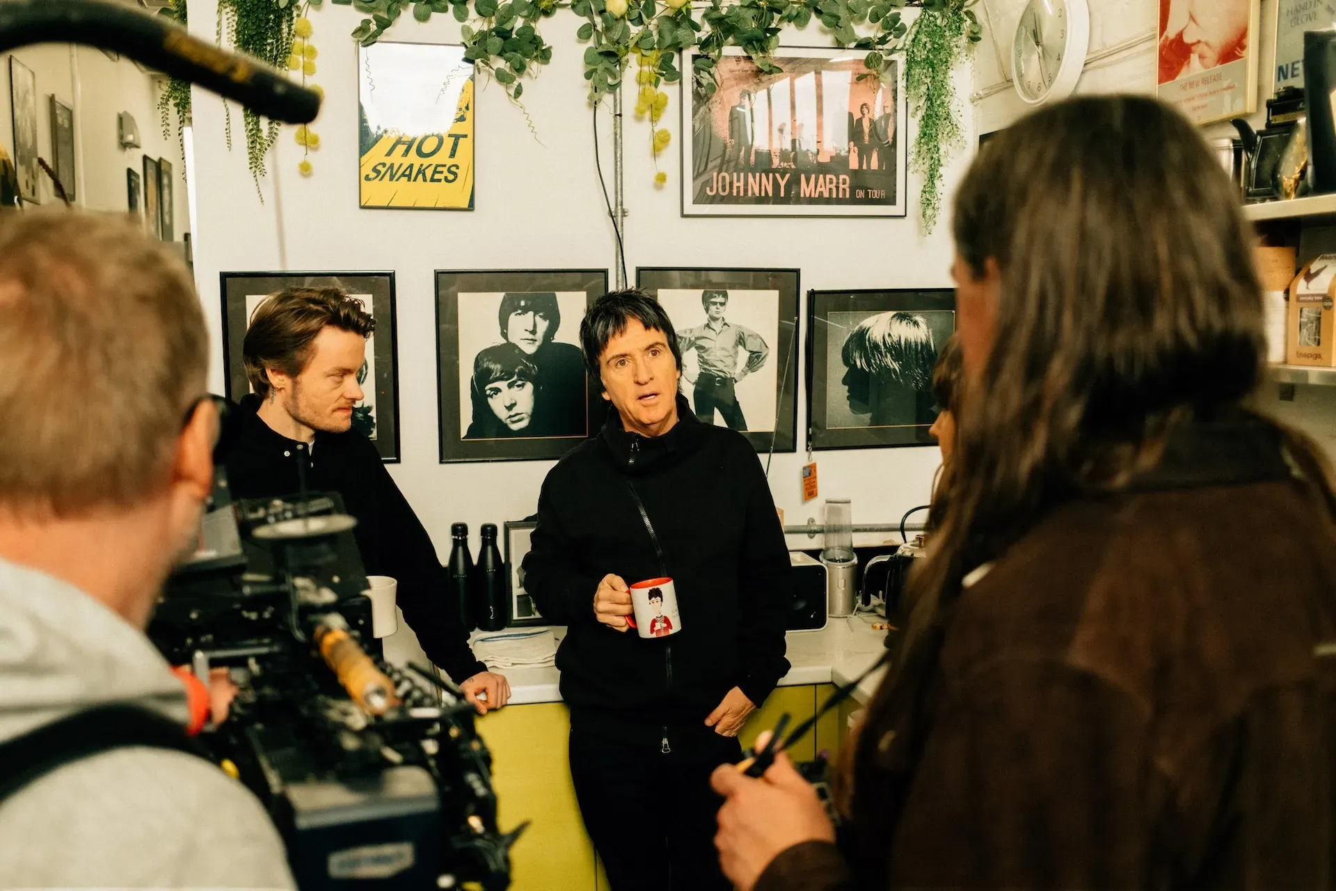 Johnny with Epidemic Sound artist, Christoffer Moe Ditlevsen