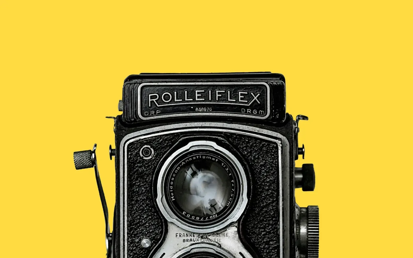 An old Rolleiflex camera
