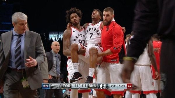 Kyle Lowry has the floor