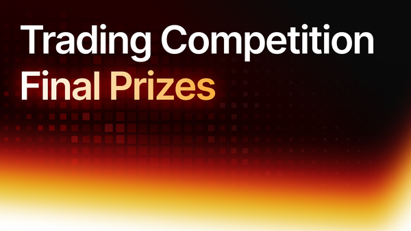 1st Trading Competition Concluded: Final Prizes