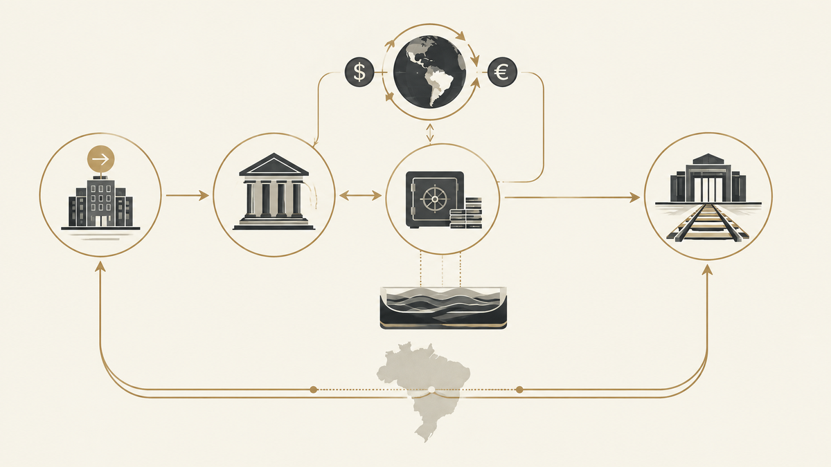 Brazil capital, banking, FX, treasury and settlement route
