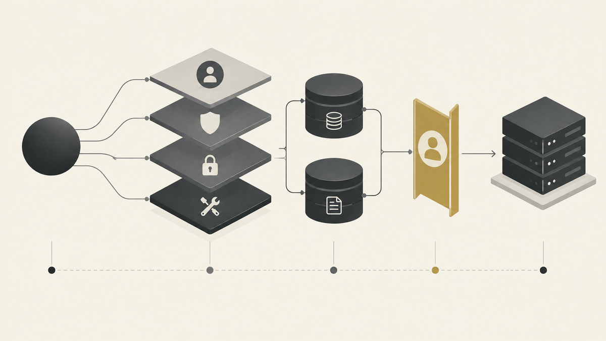 AI authority, tools, evidence and human approval gate architecture