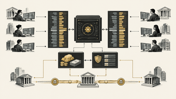 Market participants, order book, matching, collateral and settlement architecture