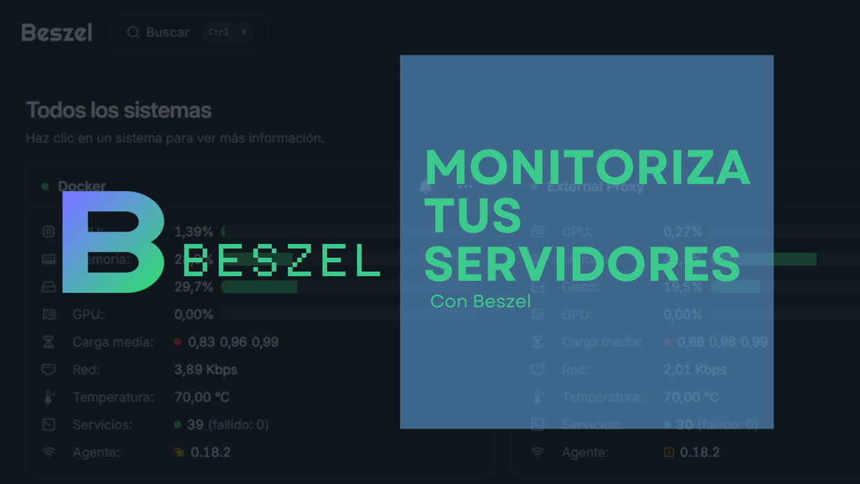 Monitoriza tus servidores con Beszel