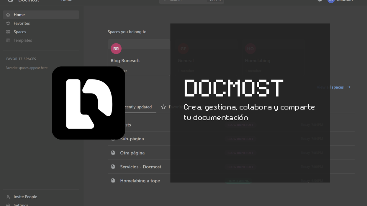 Gestiona tu documentación con Docmost