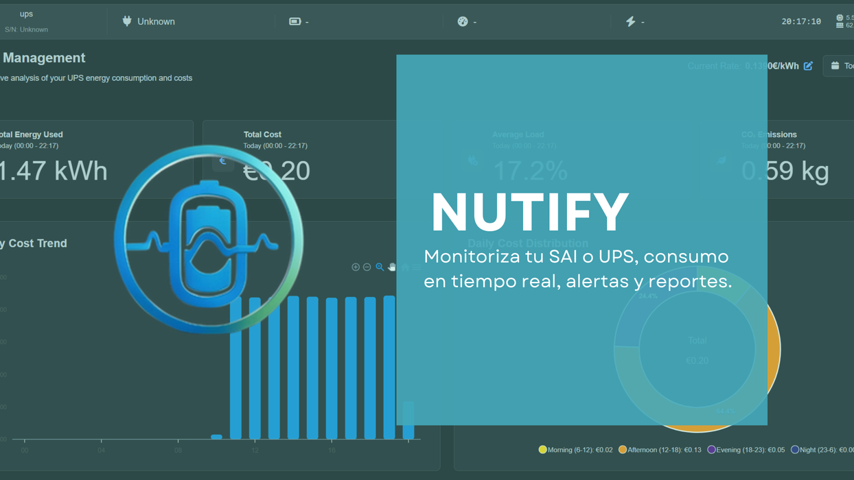 Monitoriza tu SAI o UPS con Nutify