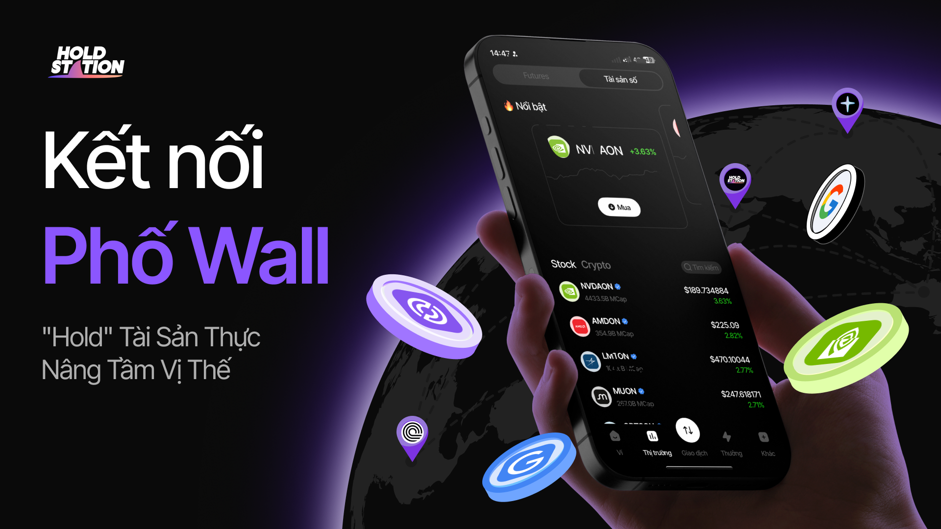 KẾT NỐI PHỐ WALL: Hold Tài Sản Thực - Nâng Tầm Vị Thế