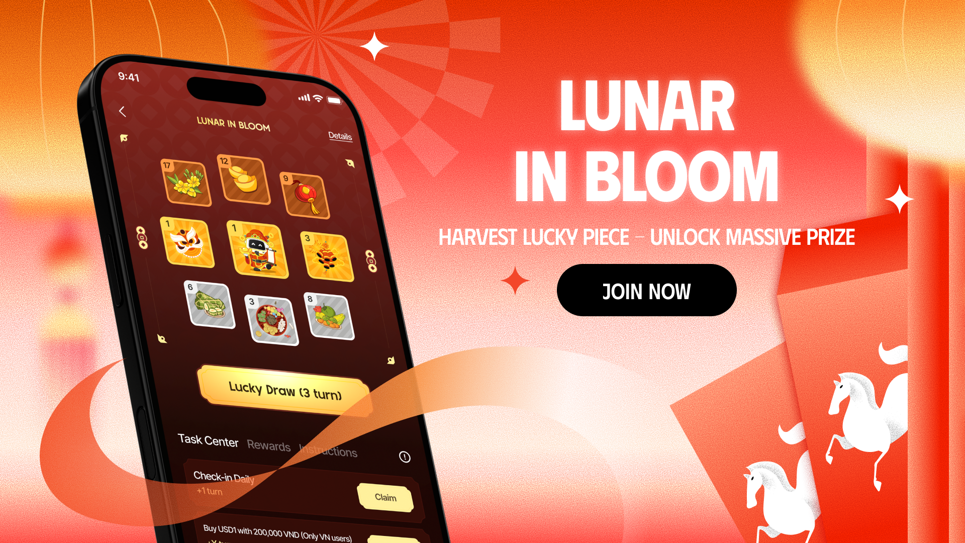 Lunar in Bloom - Holdstation's Tet Lucky Money Event