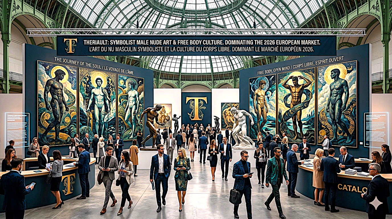 Contemporary artist Theriault finds his audience in the Free Body Culture of Europe.