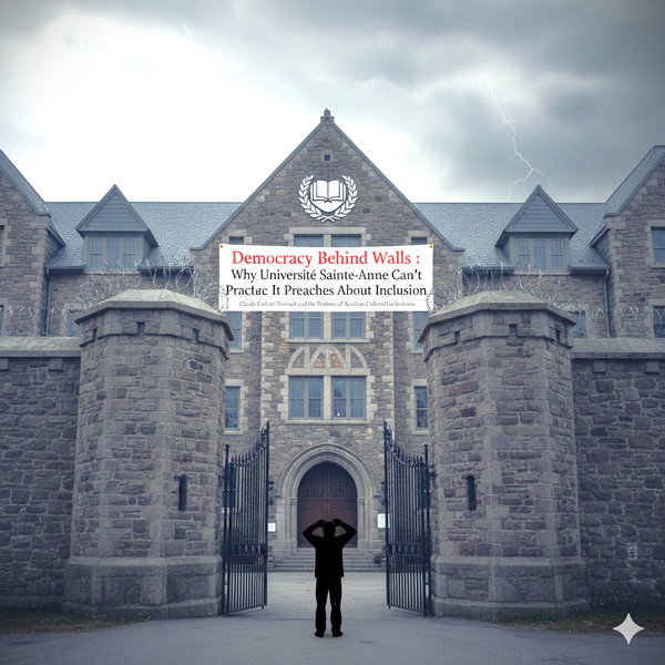 Democracy Behind Walls: Why Université Sainte-Anne Can't Practice What It Preaches About Inclusion