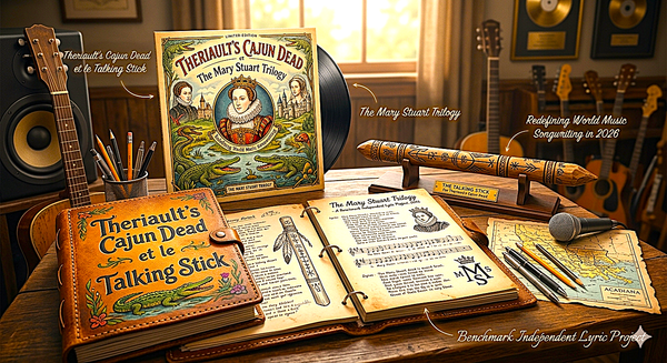 Theriault's Cajun Dead et le Talking Stick Project Is the Most Ambitious Independent Song Lyric Work in World Music Today