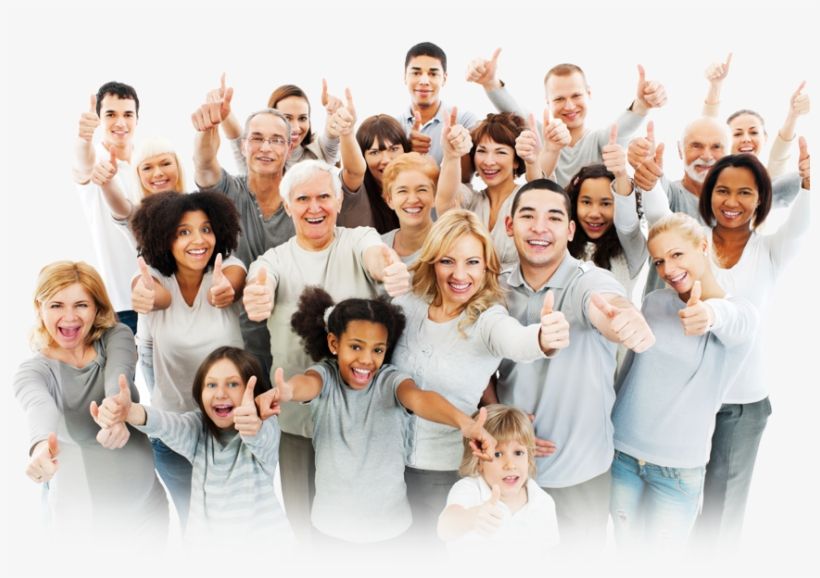 Satisfied-customers - Group Of People Giving Thumbs Up - 900x600 ...