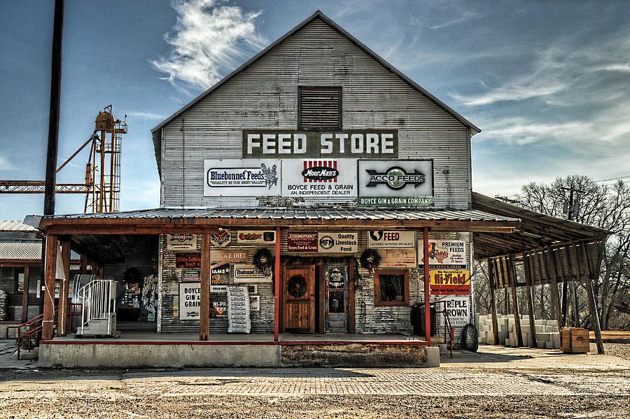 Feed Store Photograph - Feed Store Fine Art Print | Old country stores, Feed  store, Old gas stations