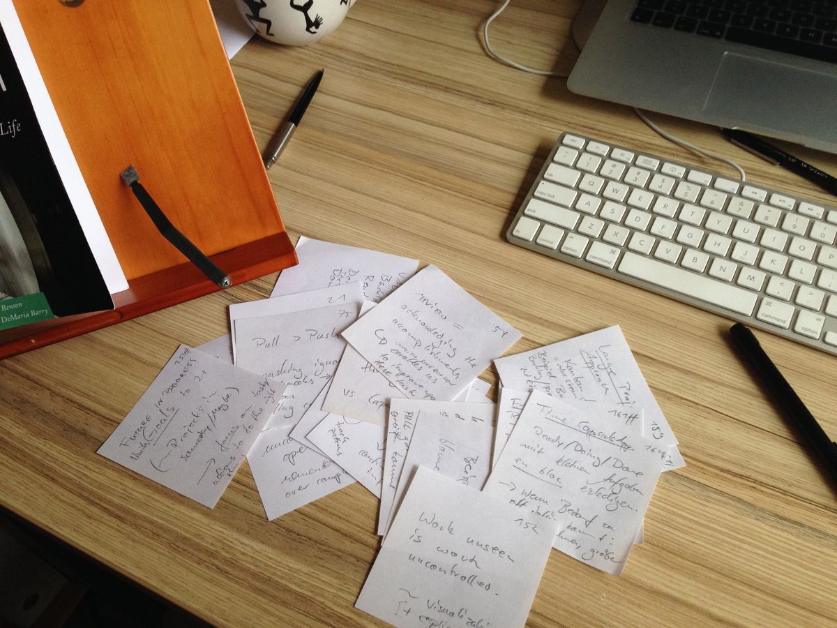 Tuesday Notes