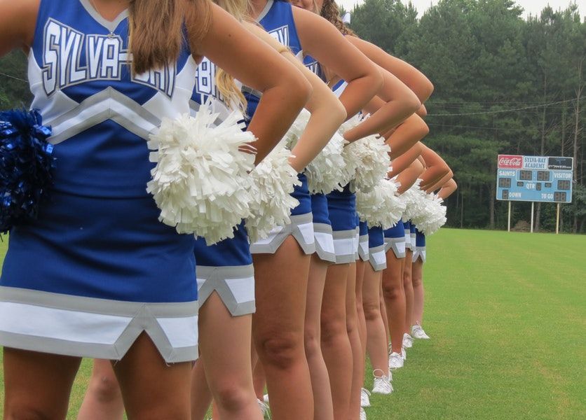 Cheerleaders Don't Look at the Score