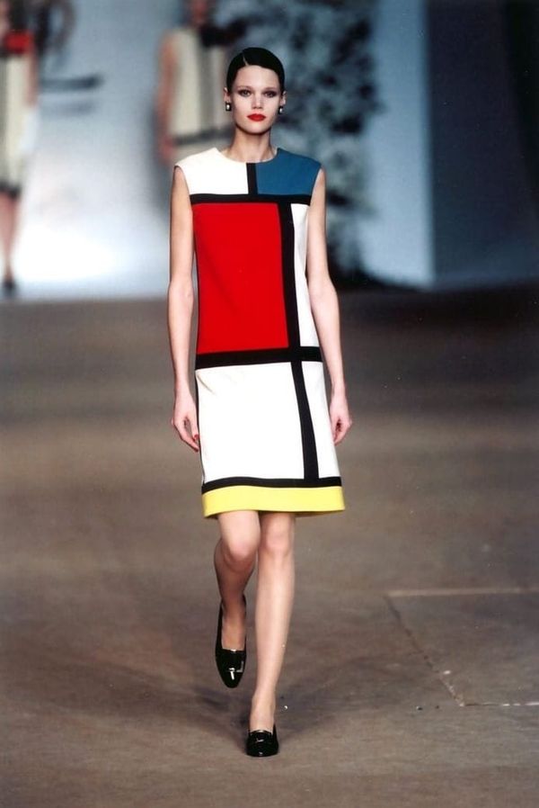 The Yves Saint Laurent Mondrian Dress – When Fashion Borrowed from Art