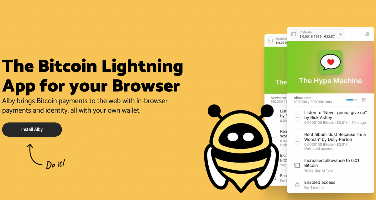 Alby v1.15.0 Released: Tor Browser Support, SoundCloud Support, and More