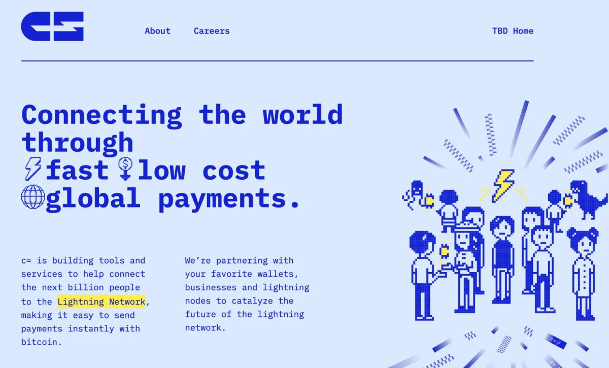 Block Announces New Lightning Service Provider 'C=' Operated by 'TBD'