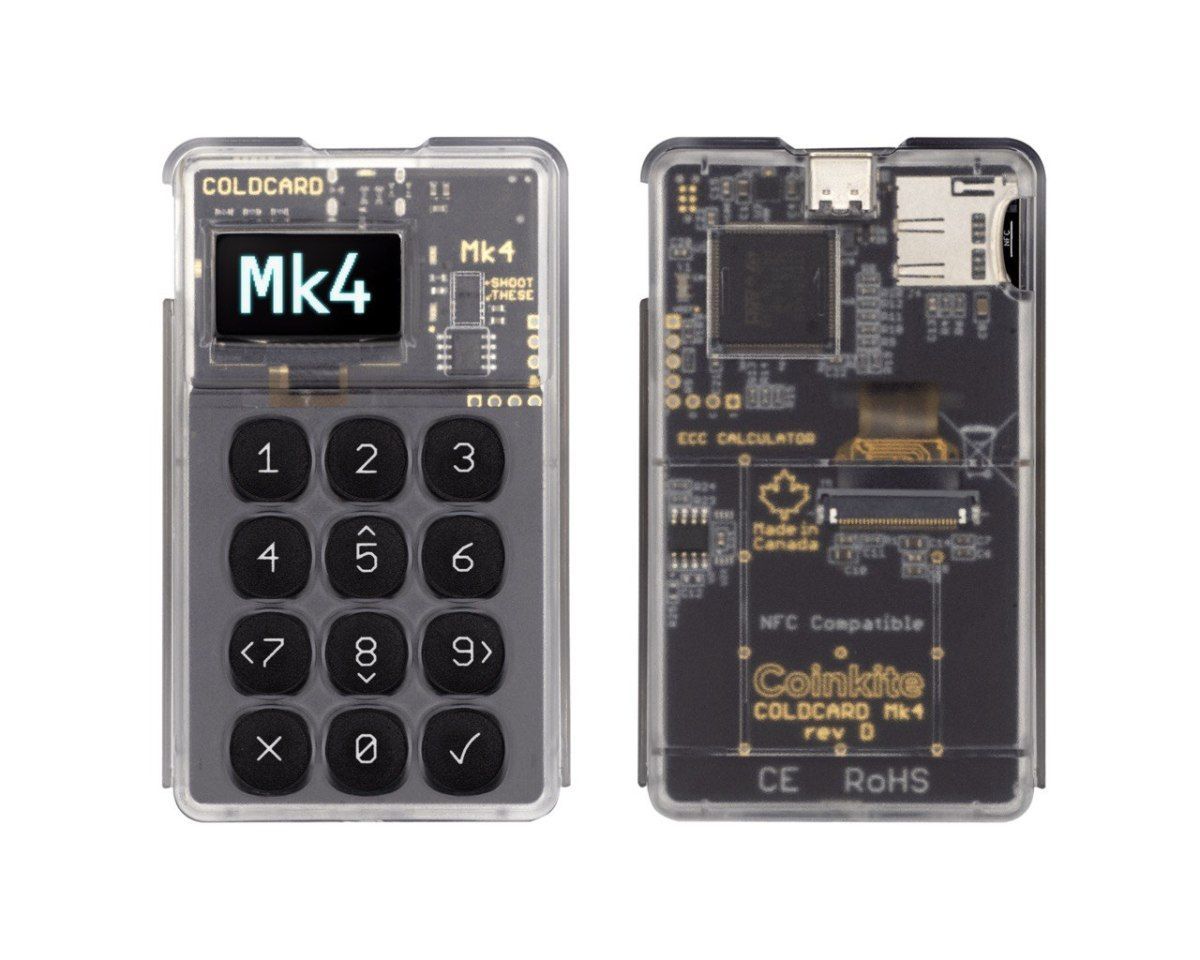 COLDCARD Mk4 v5.1.2: SIGHASH Other Than ALL
