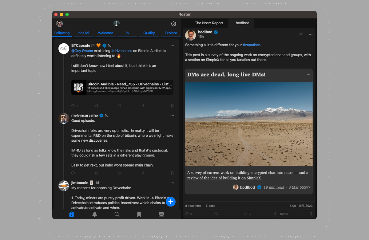 Nostur v1.5.0: Music Streams, Relay Feeds & More