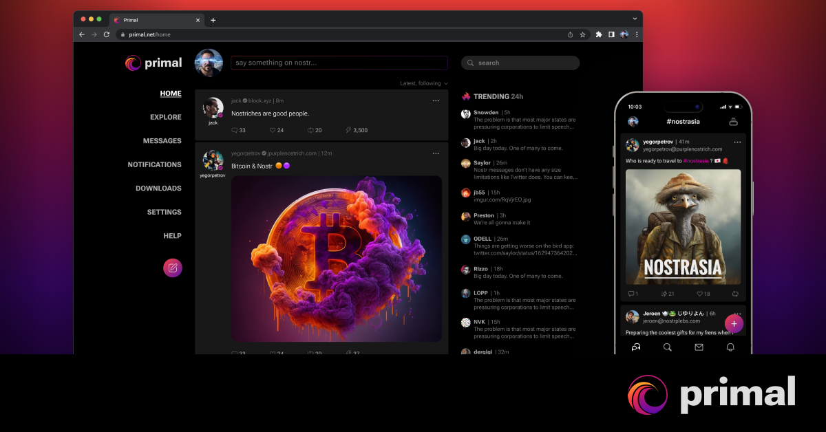Primal Android v0.13.2, iOS v0.24.3 Released