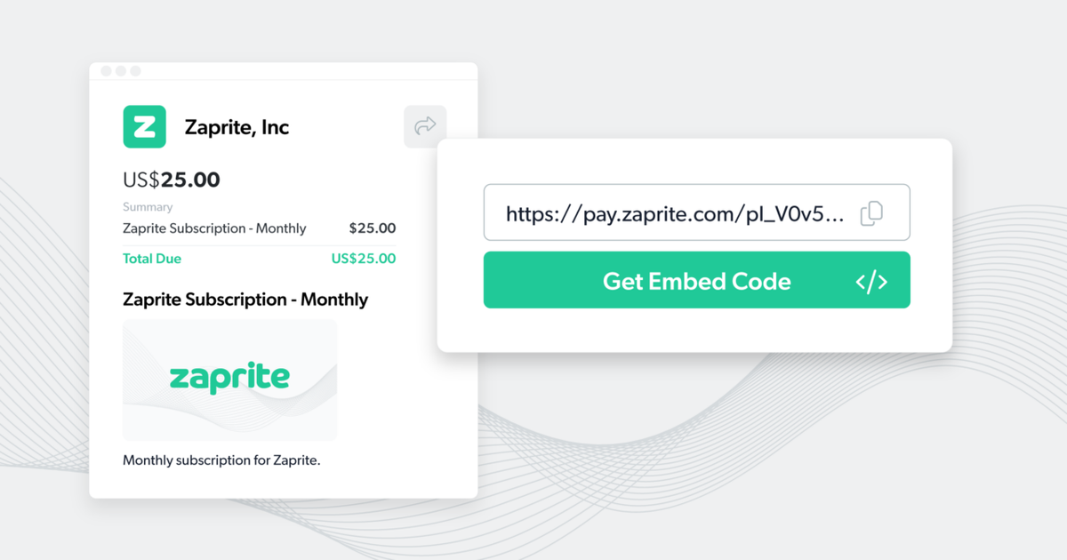 Zaprite Platform Upgrades: Payment Links, New Receive Integrations, Subscription Plans & More