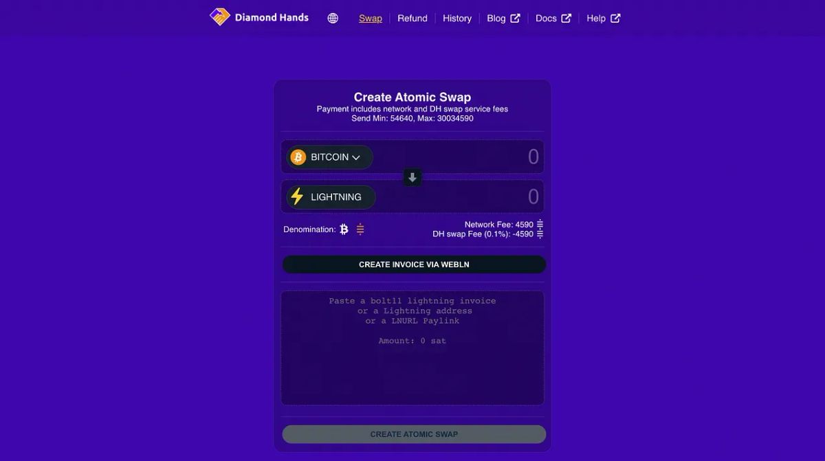 Diamond Hands Partners with Boltz, Releases Improved DH Swap Service