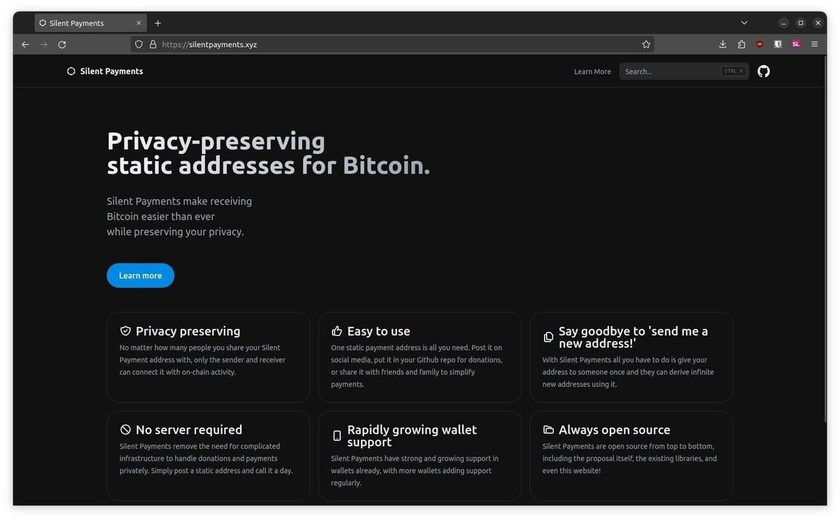 SilentPayments.xyz: What Are Silent Payments, Bounties & More