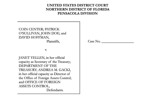 Coin Center is Suing OFAC Over Its Tornado Cash Sanction