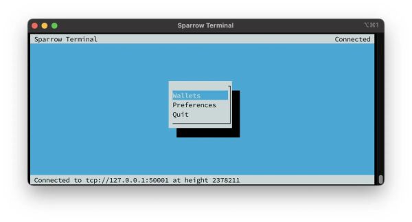 Sparrow Wallet v1.7.0: Sparrow Terminal, Raspi 64-bit OS Support, RBF "Transaction Cancel" Support, and More